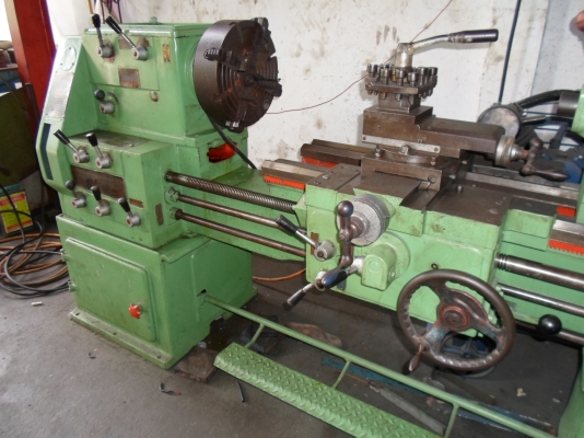 แท่นกลึง 6 ฟุต ต้าชิง 3 เพลา เกียร์บล็อก พร้อมใช้ 75,000