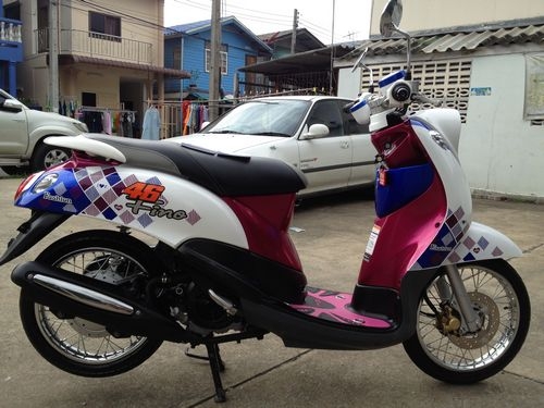 YAMAHA FINOรถปี2013วิ่ง2xxxโล(รถ5เดือน)ลายแฟชั่นตัวใหม่ล่าสุดประกันศูนย์พร้อมใช้ราคาเบาๆ