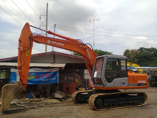ขายด่วนแบคโครHITACHT EX120รถนำเข้าเก่าญี่ปุ่นแท้ชั่วโมงทำงานน้อยไม่เคยใช้งานในเมืองไทยเลย