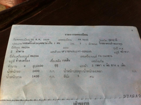 ขาย กระบะมาสด้า 4 ประตู เครื่องเบนซิน 1600 cc ถูกๆแรงๆครับ