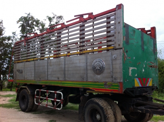 ขายรถพ่วง 18 ล้อ 2 เพลา แม่-ลูก ราคาลดเหลือ 1800000 ต่อรอง กระบะเนียมคอกสูงดั้ม HINO FM2K เครื่อง.K13D ปี.42 รถใช้งานอยู่