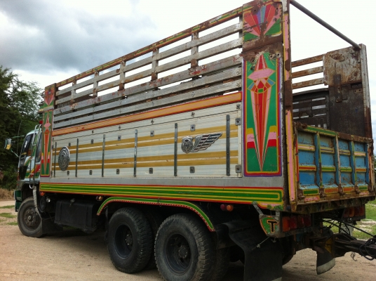 ขายรถพ่วง 18 ล้อ 2 เพลา แม่-ลูก ราคาลดเหลือ 1800000 ต่อรอง กระบะเนียมคอกสูงดั้ม HINO FM2K เครื่อง.K13D ปี.42 รถใช้งานอยู่