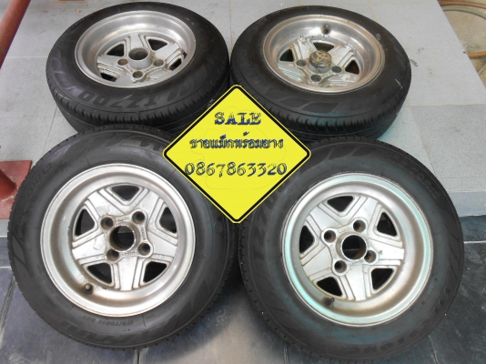 ขายแม็ก ENMARU ขอบ13 พร้อมยางใหม่ๆ