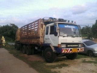 มิตชู  220 แรง พ่วงแม่ลูกดั๊ม