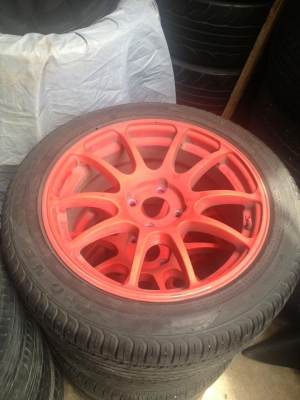 ขายล้อAdvan RZ ขอบ16กว้าง7พร้อมยางปี12 1ชุดถูกๆ 9000-