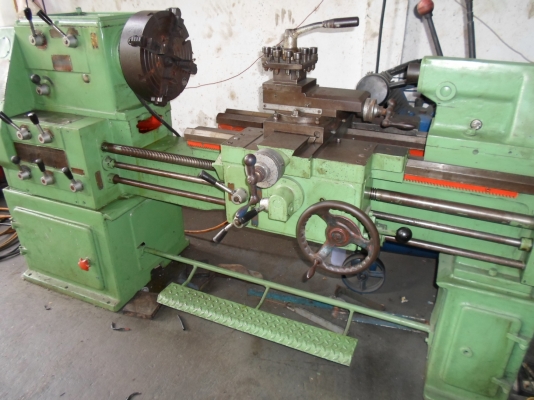 แท่นกลึง ต้าชิง 6 ฟุต 3 เพลา เกียร์บล็อก  85,000