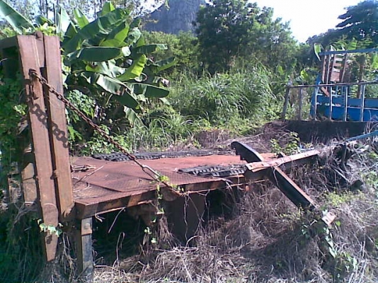 ขายกะบะเทรลเลอร์หางปลา ถอดจาก 6ล้อ ฮีโน่ KM779 มีระบบไฮโดรลิก ขายตามสภาพ