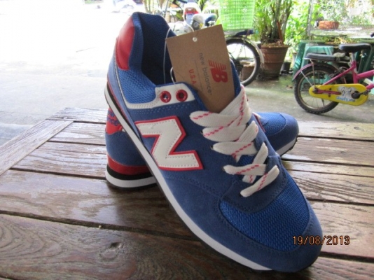 ขาย newbalance แดง-น้ำเงิน no..40 (ใหม่)