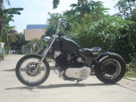 ขาย XV750cc. ฟ้าลั้นแต่ง โอสคู โหดๆ เครื่องดีโครต เก๋า แบตใหม่มีอินวอย 39000 ด่วน