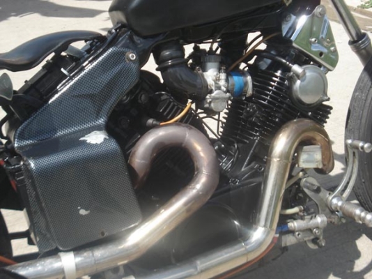 ขาย XV750cc. ฟ้าลั้นแต่ง โอสคู โหดๆ เครื่องดีโครต เก๋า แบตใหม่มีอินวอย 39000 ด่วน