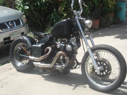 ขาย XV750cc. ฟ้าลั้นแต่ง โอสคู โหดๆ เครื่องดีโครต เก๋า แบตใหม่มีอินวอย 39000 ด่วน