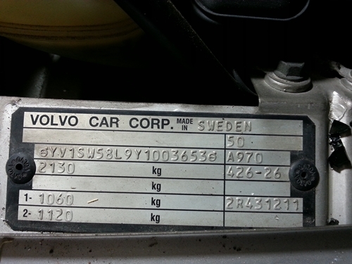 ขายหัวตัดและอะไหล่ VOLVO V70 2.4T P2