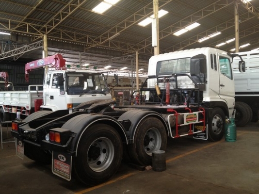 ขาย 10 ล้อหัวลาก MITSUBISHI FUSO SUPERGREAT เครื่อง 6M70 380แรงม้าเครื่องแรง