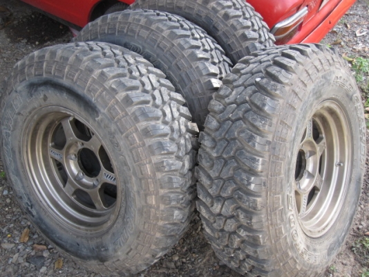 แม็กTE37 ขอบ 16 + ยางMT 265 แม็กTE37 ขอบ 16 + ยางMT 265