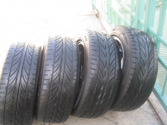 ขายล้อแม็กใหม่ TE37v สีดำขอบเงา ขอบ15"x7" et35 4รู100 +ยาง ปี11สนใจติดต่อเล็กคลองสามครับ (081-3747940)