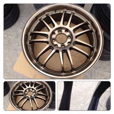 ขายล้อแม็กใหม่ล้อโชว์ Volk RE30. สีน้ำตาล ขอบ17 4 รู100/114 ราคา 9,900 บาทถูก
