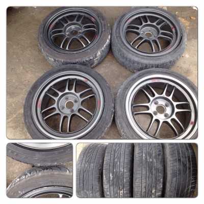 ขายแม็กมือ2ลาย RPF1 ขอบ17 4รู100+ ยางปี10-11 ราคา10,900 บาทถูก