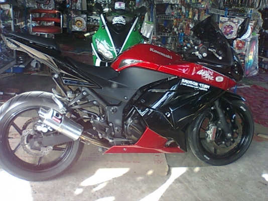 ขายkawasakiนินจา250ออฟชั้นเพืยบ