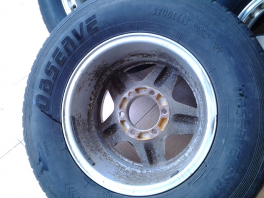 ล้อแม็กซ์พร้อมยาง surf ขอบ16 หน้า 8 นิ้ว