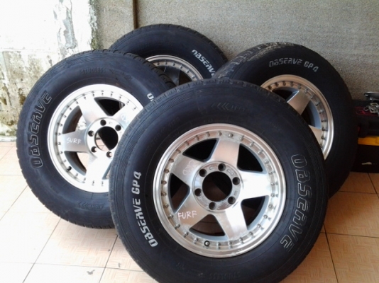 ล้อแม็กซ์พร้อมยาง surf ขอบ16 หน้า 8 นิ้ว