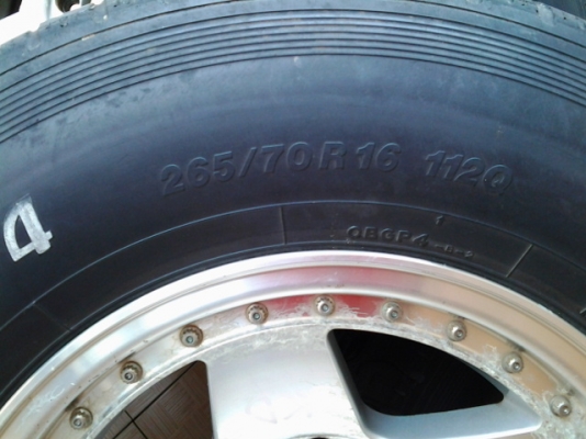 ล้อแม็กซ์พร้อมยาง surf ขอบ16 หน้า 8 นิ้ว