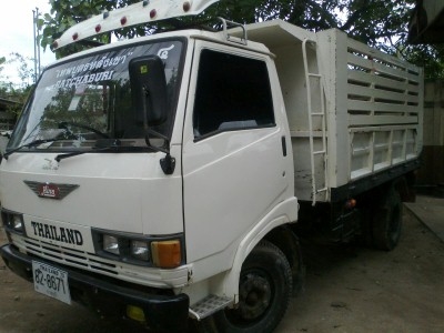 รถหกล้อ ดัมพ์ HINO ปี 35  KM777  คอกสูง เครื่อง 117 แรงม้า 485,000