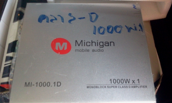 ขาย เอ็ม มิชิแกน 1000w.1ตัวไม่เล็กไม่ใหญ่กำรังดีของ USA แท้คับ