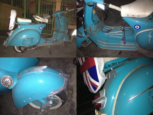 ขาย vespa 1964 อินเดีย 4 เกียร์ เครื่อง cdi วิ่งแรง