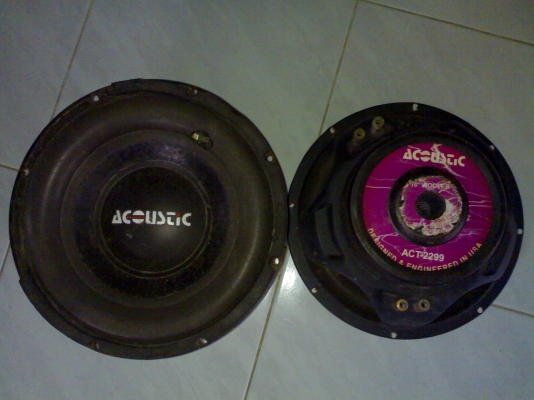 ขายดอกซับ 10 นิ้วว๊อยคู่ 1 คู่ตามสภาพถูกๆแท้ usa