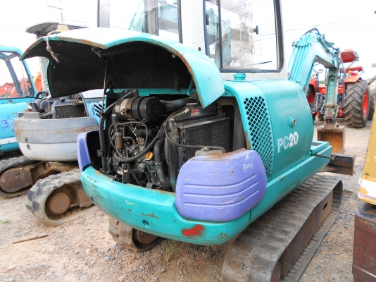 KOMATSU PC20-7E หัวเก๋ง  เก่านอก เอวแน่น ปั็มแรง เครื่องดำ