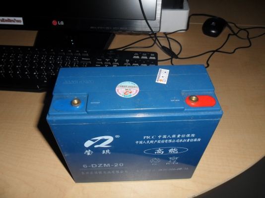 แบตเตอรี่ 12V/ลูก สำหรับรถจักรยานหรือมอไซด์ไฟฟ้าขนาดใหญ่ 24,36,48V