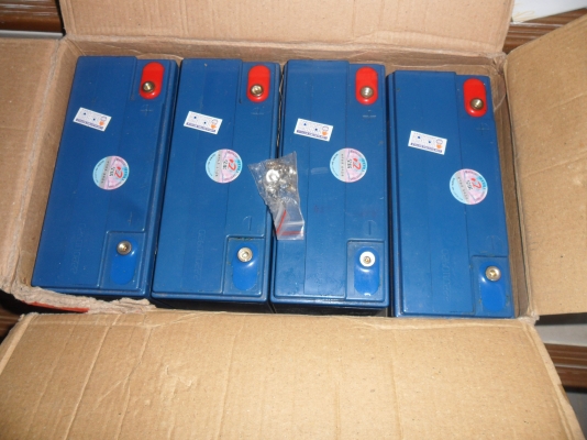 แบตเตอรี่ 12V/ลูก สำหรับรถจักรยานหรือมอไซด์ไฟฟ้าขนาดใหญ่ 24,36,48V