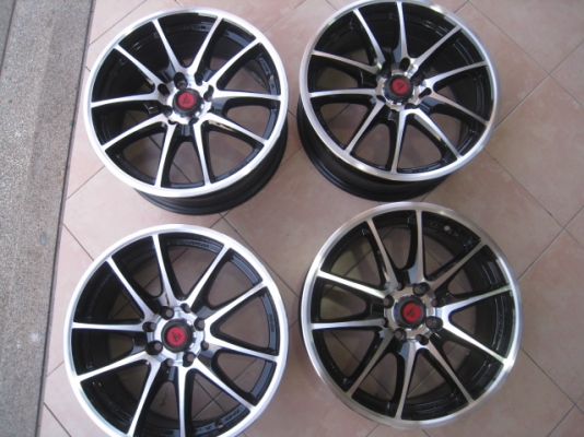 ขายล้อแม็ก Lenso samurai sc-01 16"x7" et40 4รู100/114.3 มือสอง ล้อลอกหน้าเคลือบใหม่ ไม่มีซ่อม ไม่มีดุ้งครับ  สนใจติดต่อเล็กคลองสามครับ (081-3747940)