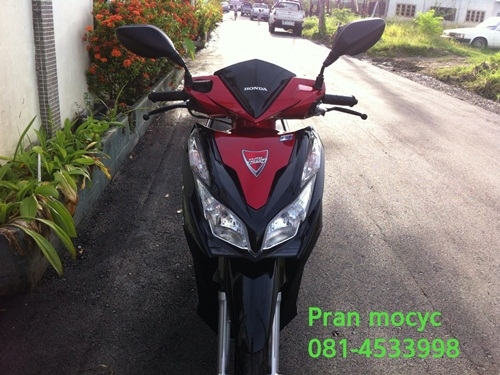ขายHONDA click สีดำเเดง ปี2555 ขายHONDA click สีดำเเดง ปี2555
