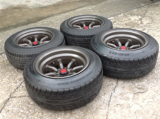 "ล้อแท้ๆWATANABE-หน้า7.5-TYPE.A-หลัง8.5-TYPE.R"