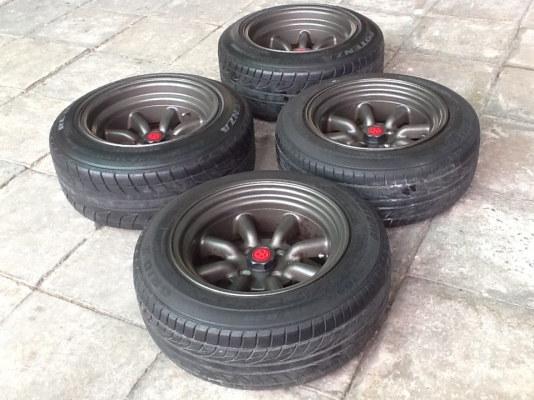 "ล้อแท้ๆWATANABE-หน้า7.5-TYPE.A-หลัง8.5-TYPE.R"