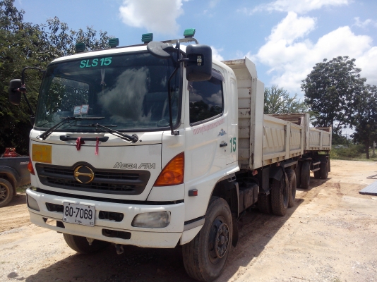 ขายรถฮีโนเม็กก้า320ปี48แม่ลูกดั้มสามมิตรลอนเฉียง