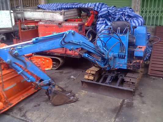 ขายรถแบ็คโฮเล็ก KUBOTA เก่านอกไม่เคยใช้งานในไทย