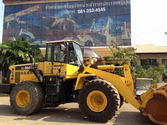 รถตักล้อยางมือสอง Wheel Loader นำเข้าจากญี่ปุ่น