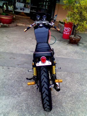 หนุ่ม ปราจีน : ขาย JX110 คาเฟ่ สวยๆโหดๆ  ทะเบียน+ชุดโอนครับ