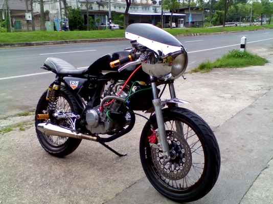 หนุ่ม ปราจีน : ขาย JX110 คาเฟ่ สวยๆโหดๆ  ทะเบียน+ชุดโอนครับ