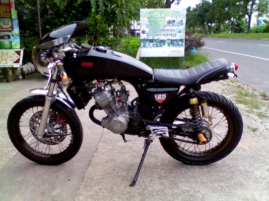 หนุ่ม ปราจีน : ขาย JX110 คาเฟ่ สวยๆโหดๆ  ทะเบียน+ชุดโอนครับ