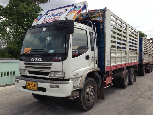 อีซูซุ 320 แรง คอกเกษตรไม่ดั๊ม ลูก 3เพลา สภาพพร้อมใช้ พร้อมจัดไฟแนนท์