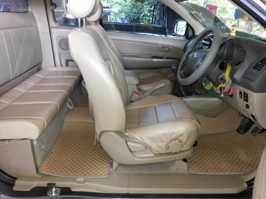 ขายกระบะโตโยต้าวีโก้ toyota vigo smartcab ตัว G เครื่อง 2.5 สีเทาดำ ปี2008