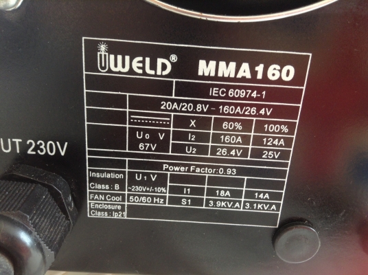 ขายตู้เช่ือมIverter ยี่ห้อ Iweld by welpro รุ่น MMA 160 ขายตู้เช่ือมIverter ยี่ห้อ Iweld by welpro รุ่น MMA 160