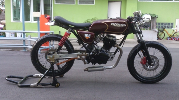 ขายHONDA JX110 Cafe Racer  หล่อๆล้อโต เล่มทบ.แท้