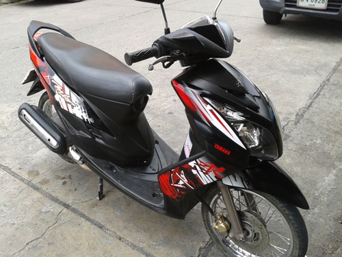 MIO ไฟคู่ ปี 52 สีดำ แดง ลายนินจา รถบ้านสวยมาก สภาพเดิมๆ เครื่องแน่น ไม่หลวม ไม่มีควัน เอกสารครบถ้วน