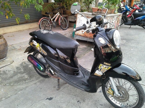 FINO ปี 53 สีดำ ชุดสีสวย เครื่องดี เอกสารครบถ้วน ไม่หลวม ไม่มีควันขาว