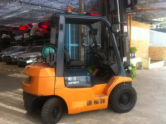 ขายฟอร์คลิฟต์ TOYOTA 7FG20 ใช้งาน 2 ระบบ GASOLINE/LPG เกียร์ AT , เสาสูง 3 M ขอบคุณมากครับเจ๊ภา ขายฟอร์คลิฟต์ TOYOTA 7FG20 ใช้งาน 2 ระบบ GASOLINE/LPG เกียร์ AT , เสาสูง 3 M ขอบคุณมากครับเจ๊ภา