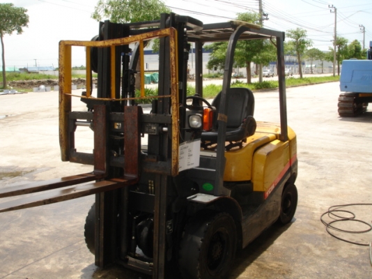 Forklift TCM ดีเซล 2.5 ตัน ปี 2008 ฟูลฟรี ไซด์ชิฟท์ นำเข้าจากญี่ปุ่น ไม่แพงครับ